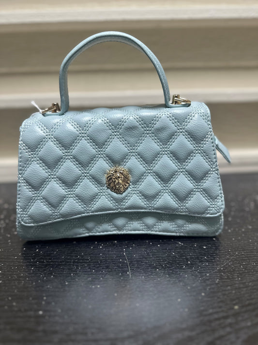 Leona Quilted Lion Head Satchel