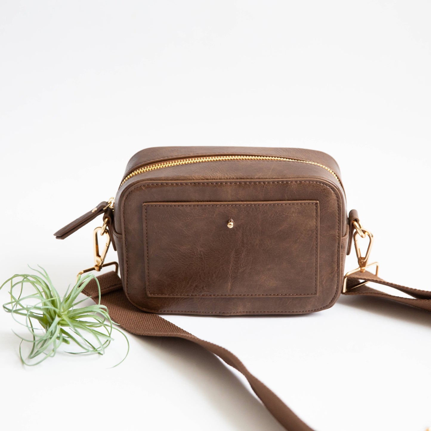 Wanderlust Camera Crossbody - Brown