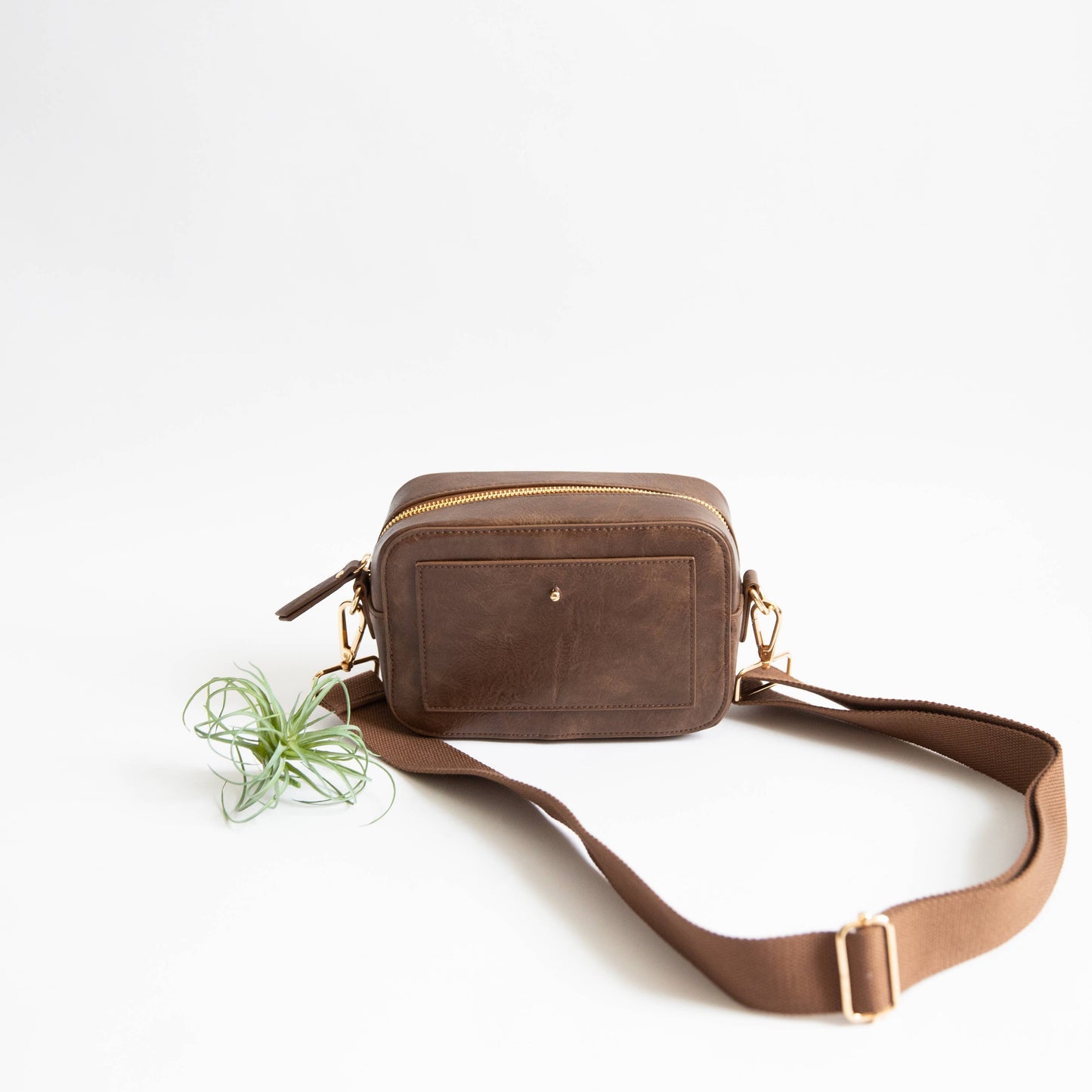 Wanderlust Camera Crossbody - Brown